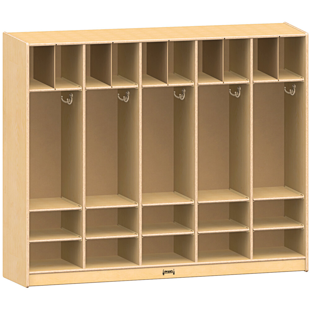 Jonti-Craft Baltic Birch 26859JC 60" x 15" x 50 1/2" Large Locker Organizer