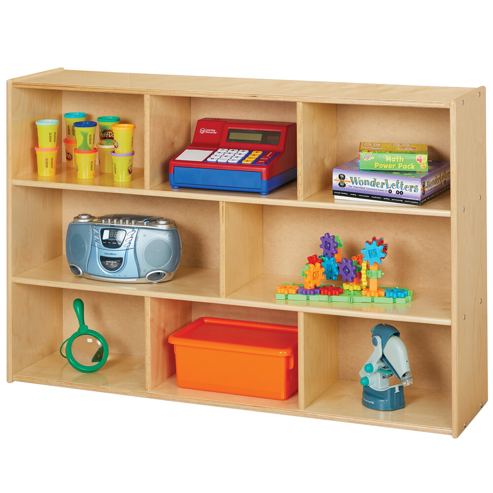 Young Time 7020YT 48" x 12" x 31 1/2" Natural Super-Sized Single Storage Unit