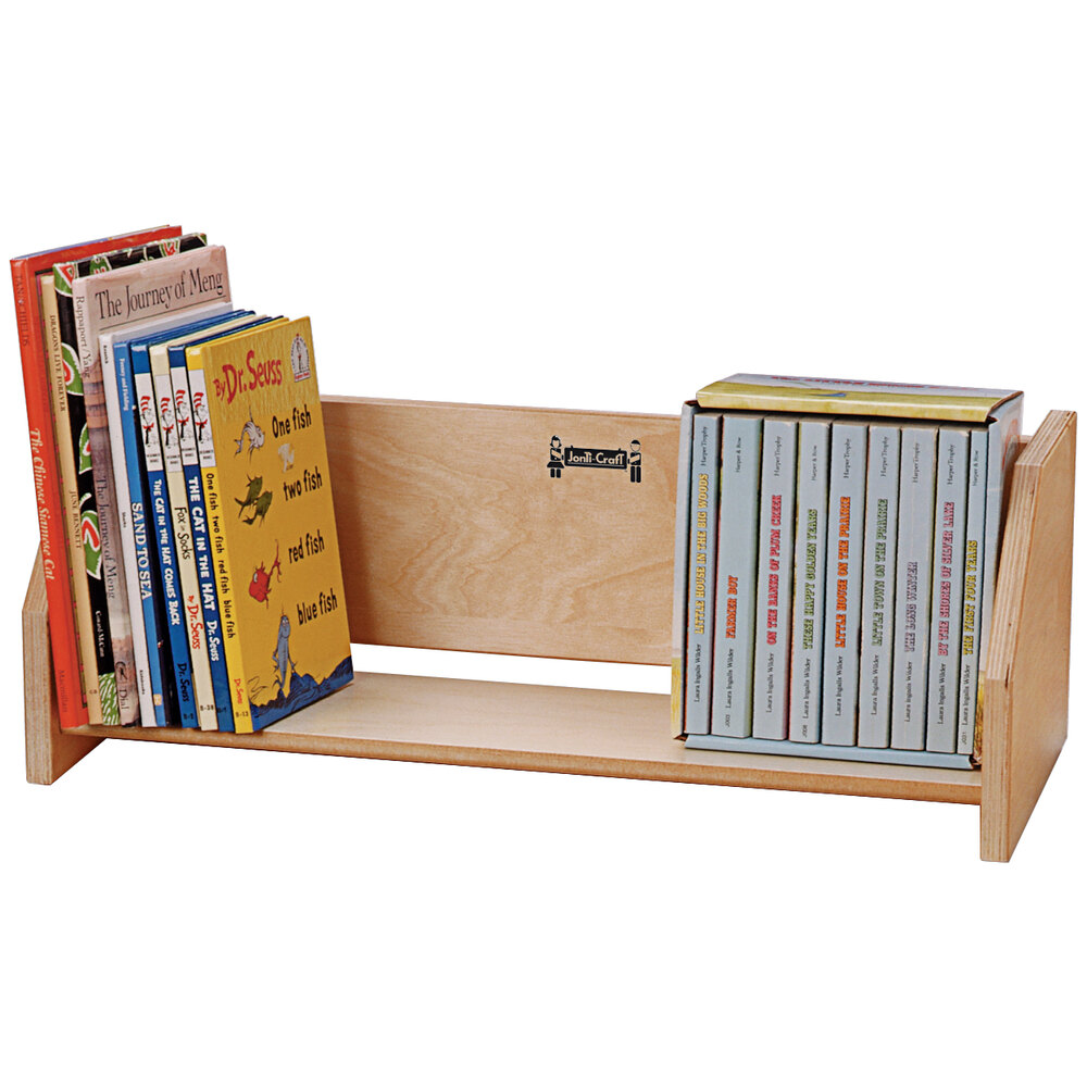 Jonti-Craft Baltic Birch 0272JC 24" x 10" x 8 1/2" Wood Book Holder Display