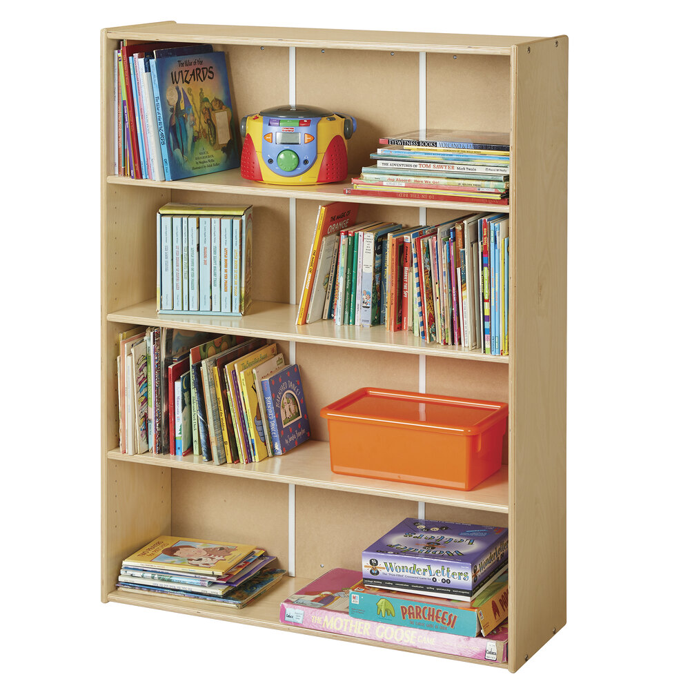 Young Time 7117YT 36 1/2" x 12" x 47 1/2" Natural Standard Bookcase
