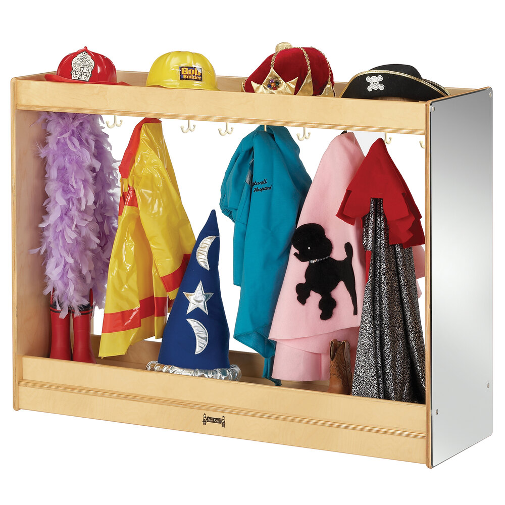 Jonti-Craft Baltic Birch 09121JC 48" x 15" x 35" Large Dress Up Island