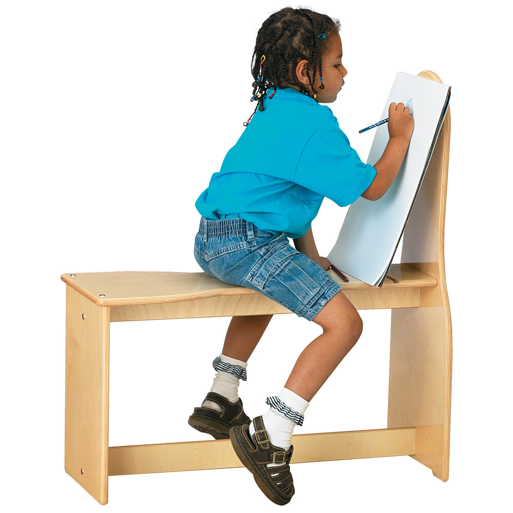 Jonti-Craft Baltic Birch 0300JC 29 1/2" x 12" x 33" Children's Wood Art Horse