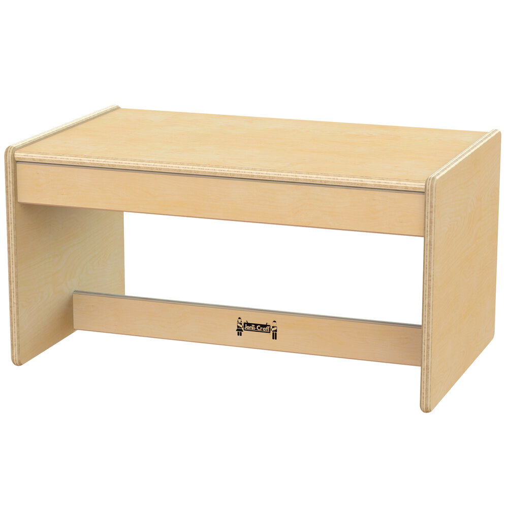 Jonti-Craft Baltic Birch 0377JC 25" x 15 1/2" x 13" Children's Wood Living Room Coffee Table