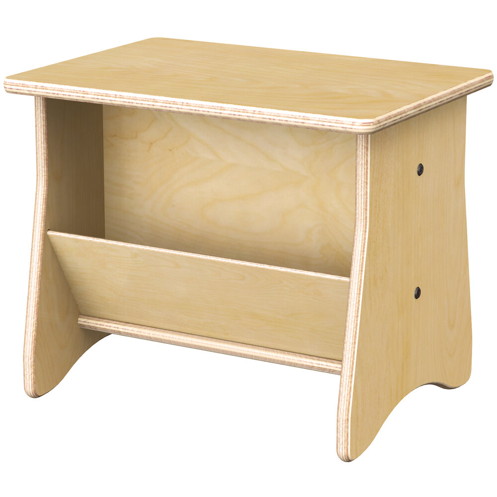 Jonti-Craft Baltic Birch 3774JC Komfy 17" x 12" x 13 1/2" Children's Wood End Table