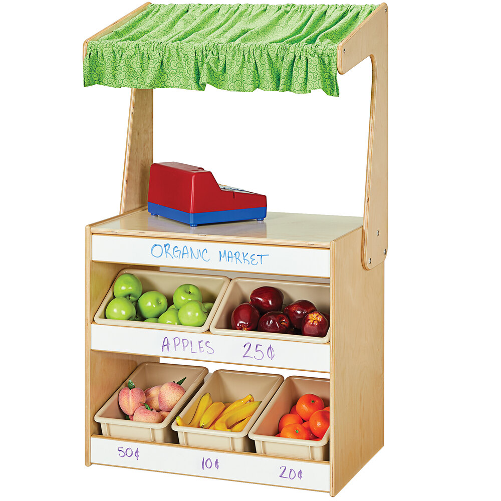 Jonti-Craft Baltic Birch 2450JC 29 1/2" x 18" x 50 1/2" Market Stand