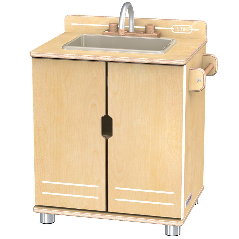 Jonti-Craft TrueModern 1708JC 22" x 15" x 25" Play Kitchen Sink