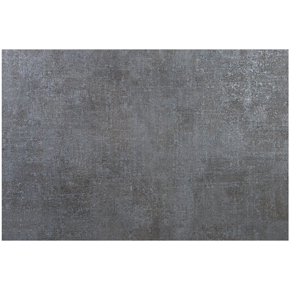 BFM Seating Tribeca 32" x 48" Rectangular Frosted Slate Composite Laminate Outdoor Table Top with Knife Edge for BFM Table Bases