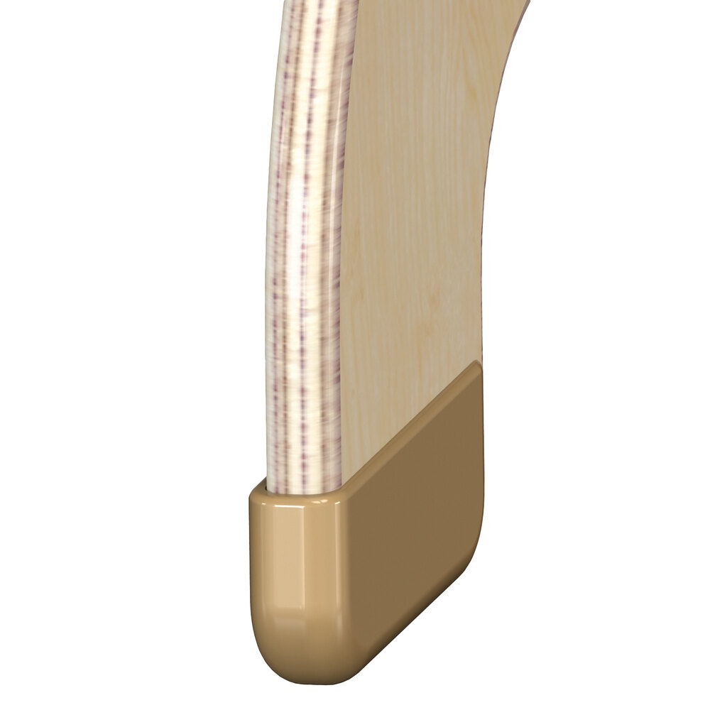 Jonti-Craft Baltic Birch 6829JC High Chairries Rubber Tips for Toddler Chairs and High Chairs  - 4/Set