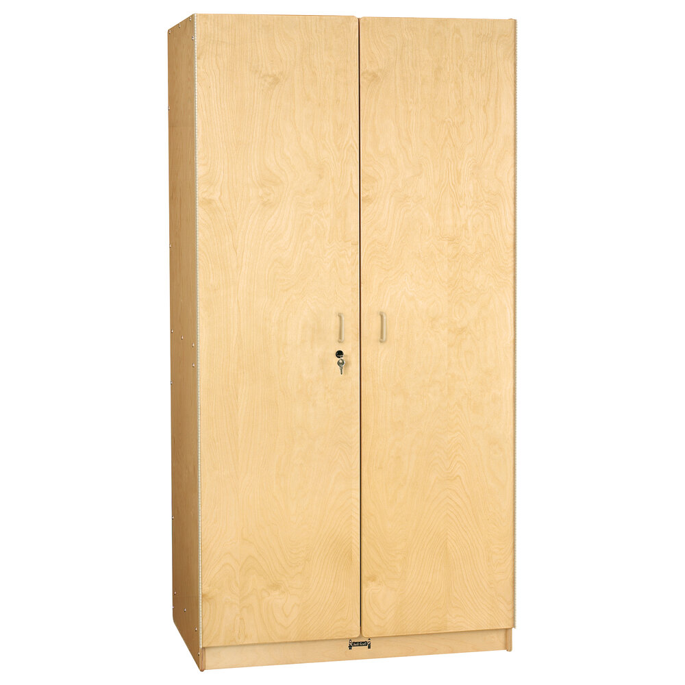 Jonti-Craft Baltic Birch 5950JC 36" x 24" x 72" Locking Wood Storage Cabinet