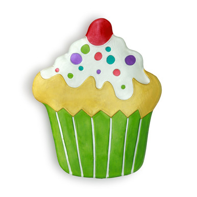 Demdaco Glass Platter, Cupcake (2020200094)