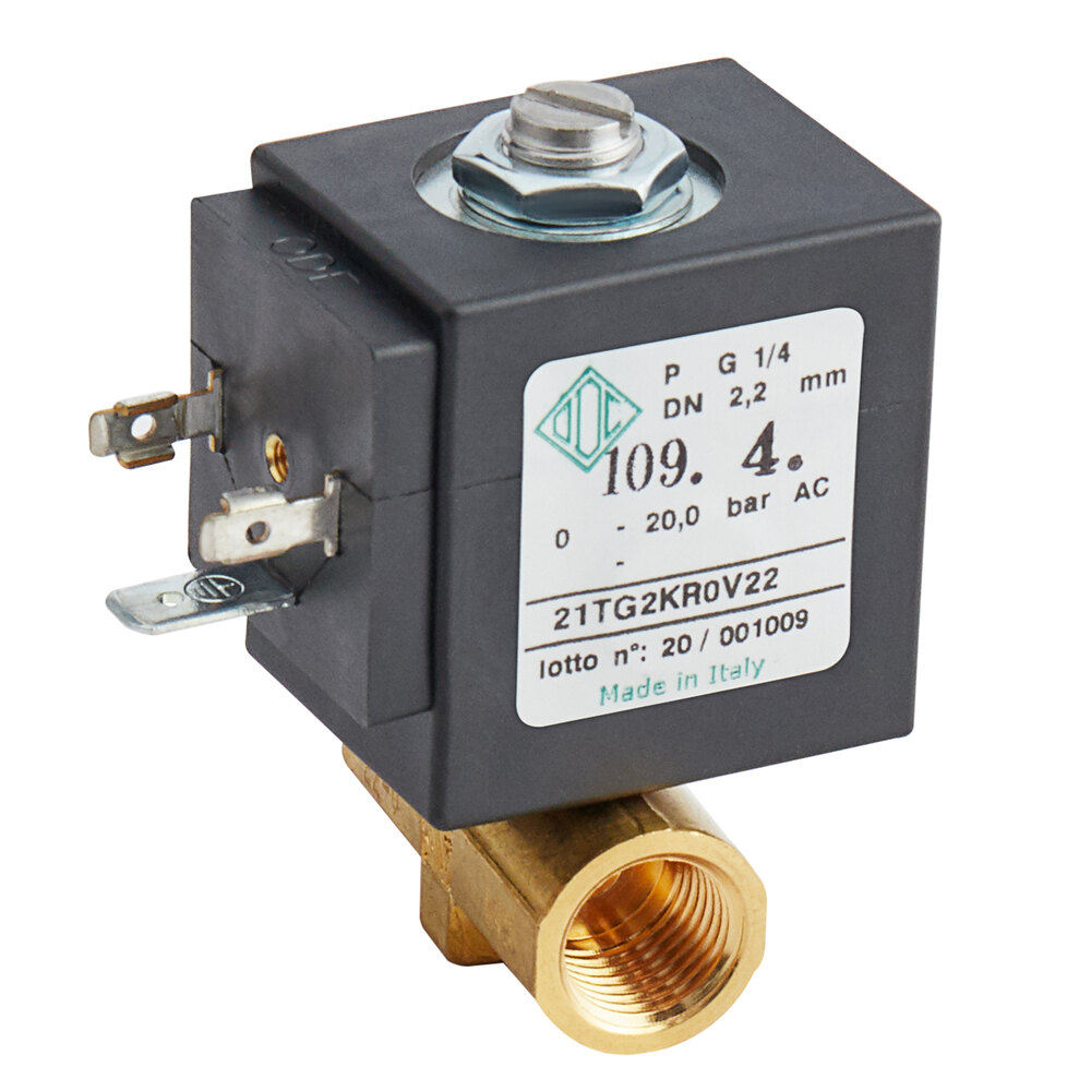 Estella Caffe 236PECEM11 Boiler Solenoid Valve for ECEM2 and ECEM3 Espresso Machines