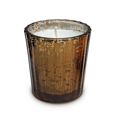 TAG Mercury Glass Harvest Votive Candle, Yellow (208480B)