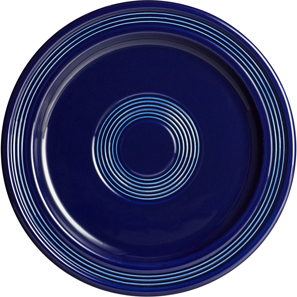 Acopa Capri 9" Deep Sea Cobalt Stoneware Plate - Sample