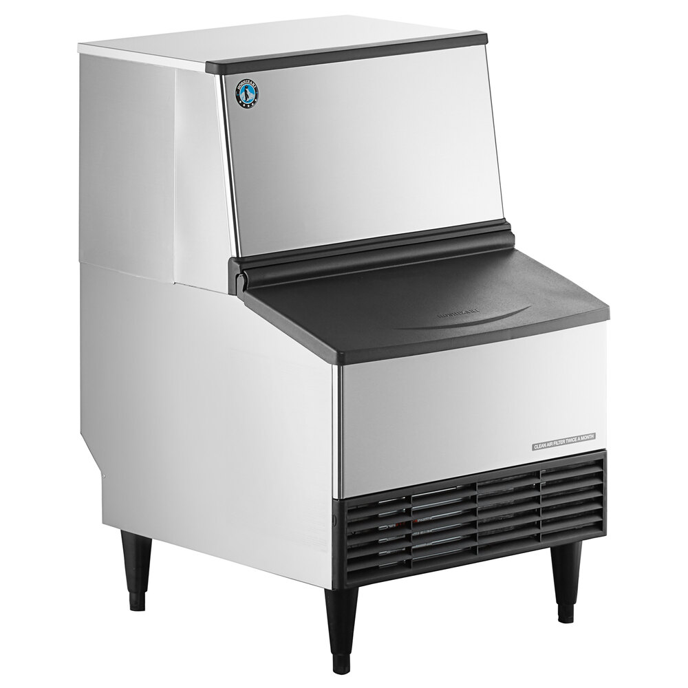 Hoshizaki KM-231BAJ 24" Air Cooled Undercounter Crescent Cube Ice Machine with Bin - 213 lb.