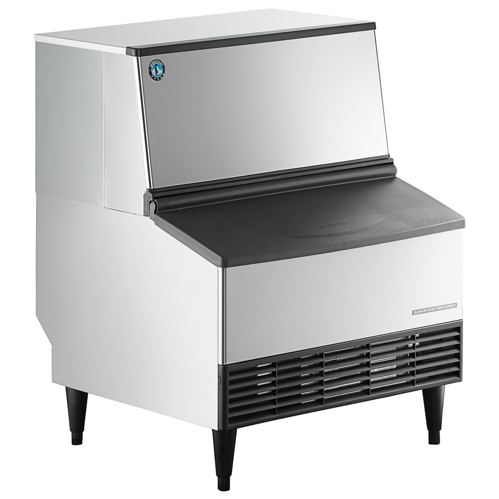 Hoshizaki KM-301BAJ 30" Air Cooled Undercounter Crescent Cube Ice Machine with Bin - 290 lb.