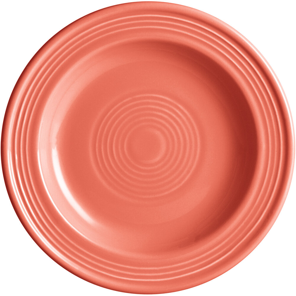 Acopa Capri 6 1/8" Coral Reef Stoneware Plate - Sample