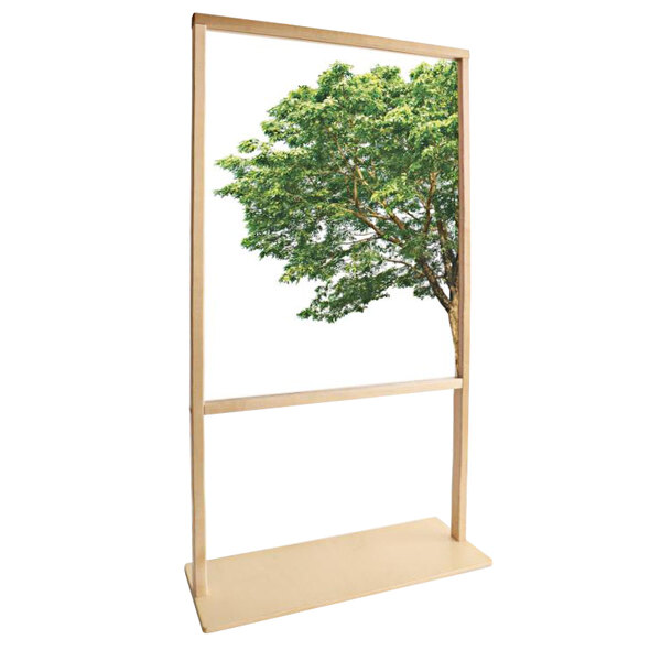 Whitney Brothers WB0537 Nature View 25" x 10" x 49 1/2" Standing Floor Partition