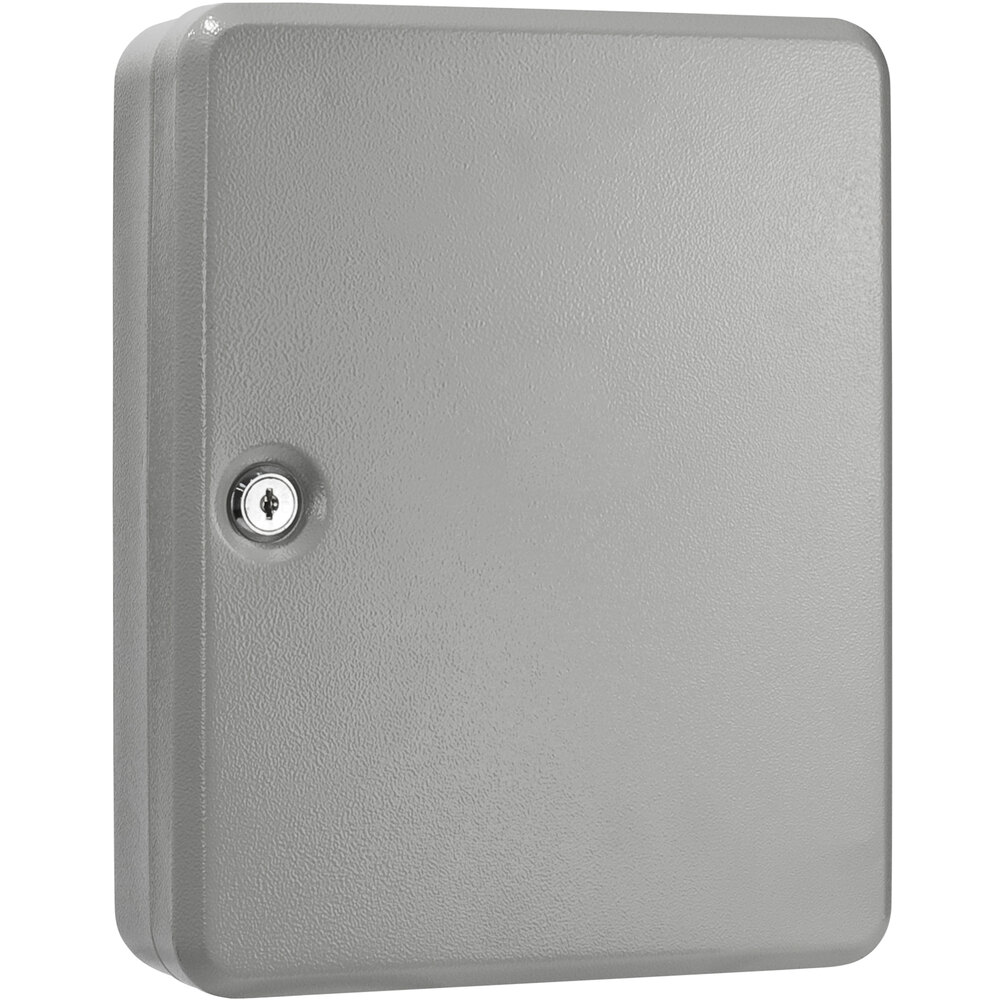 Barska AX11694 9" x 3" x 11 3/4" Gray Steel 105-Key Cabinet with Key Lock