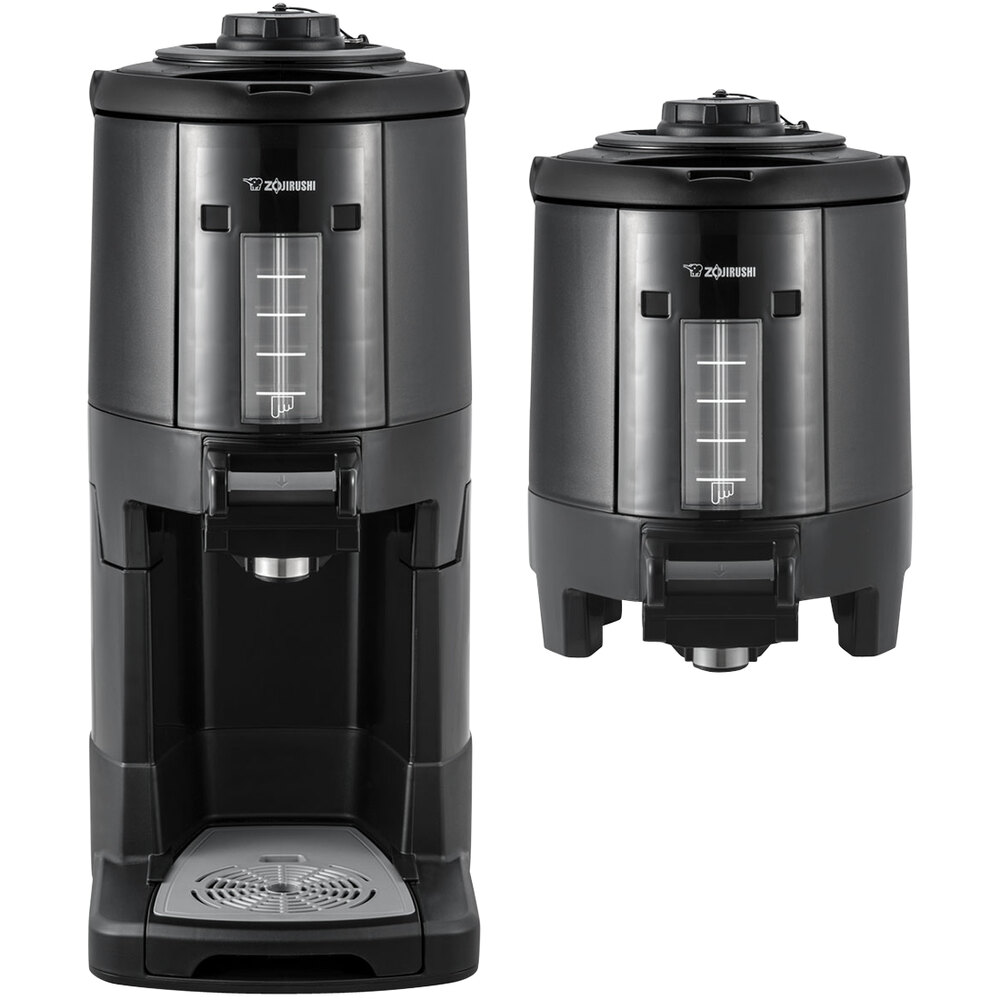 Zojirushi SY-BA60 1.5 Gallon Stainless Steel Insulated Thermal Gravity Beverage Dispenser With Serving Base