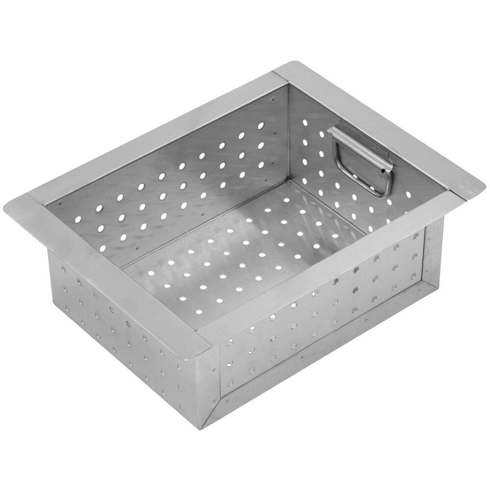 Advance Tabco A-16 Perforated Sink Basket for 10" x 14" x 10" Bowls