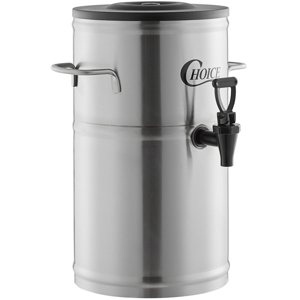 Choice ITD2-GRD 2 Gallon Round Iced Tea Dispenser