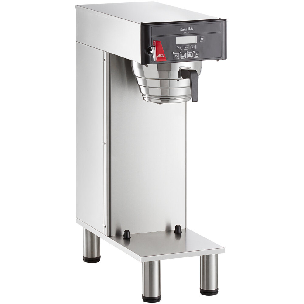 Estella Caffe ECSB-1 Automatic Single Shuttle Coffee Maker with Digital Display - 120V