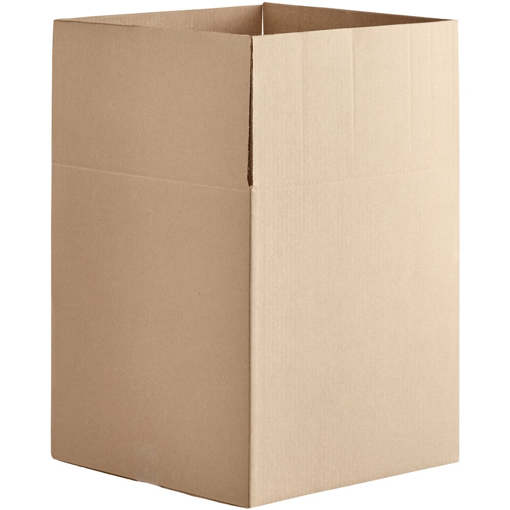 Lavex 16" x 16" x 16" Kraft Customizable Corrugated RSC Shipping Box - 25/Case