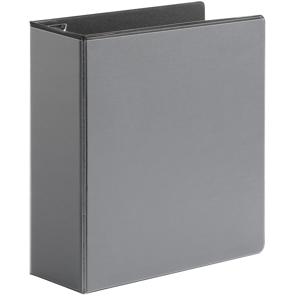 Universal UNV30751 Comfort Grip Deluxe Plus Black Binder with 3" Slant Rings