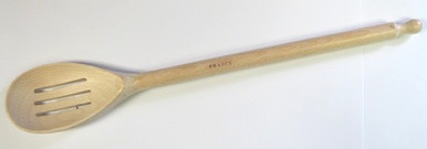 KSC 12 Inch Wood Slotted Spoon