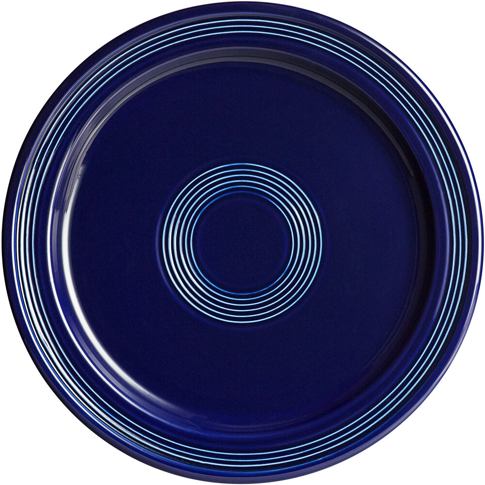 Acopa Capri 10" Deep Sea Cobalt Stoneware Plate - Sample