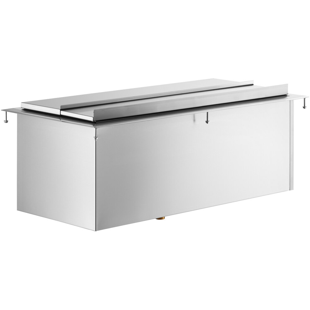 Regency 18" x 36" Stainless Steel Drop-In Ice Bin