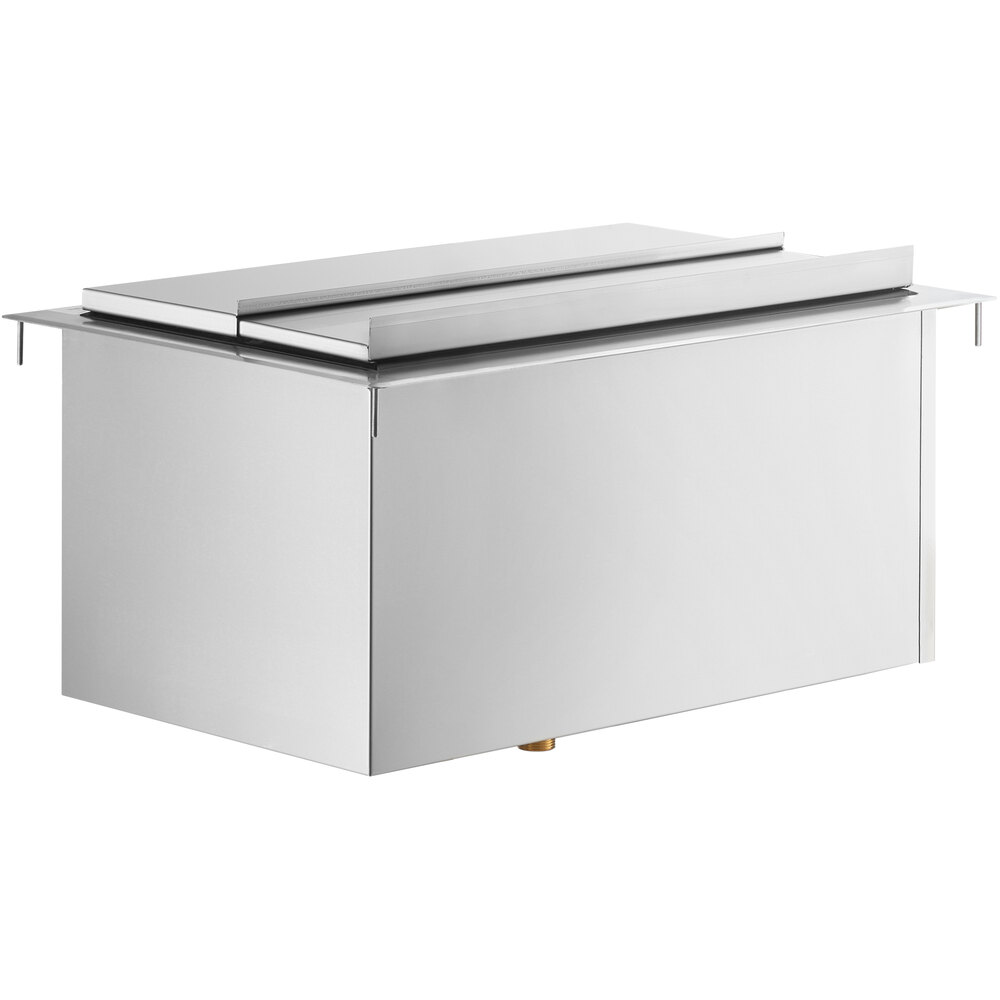 Regency 18" x 30" Stainless Steel Drop-In Ice Bin