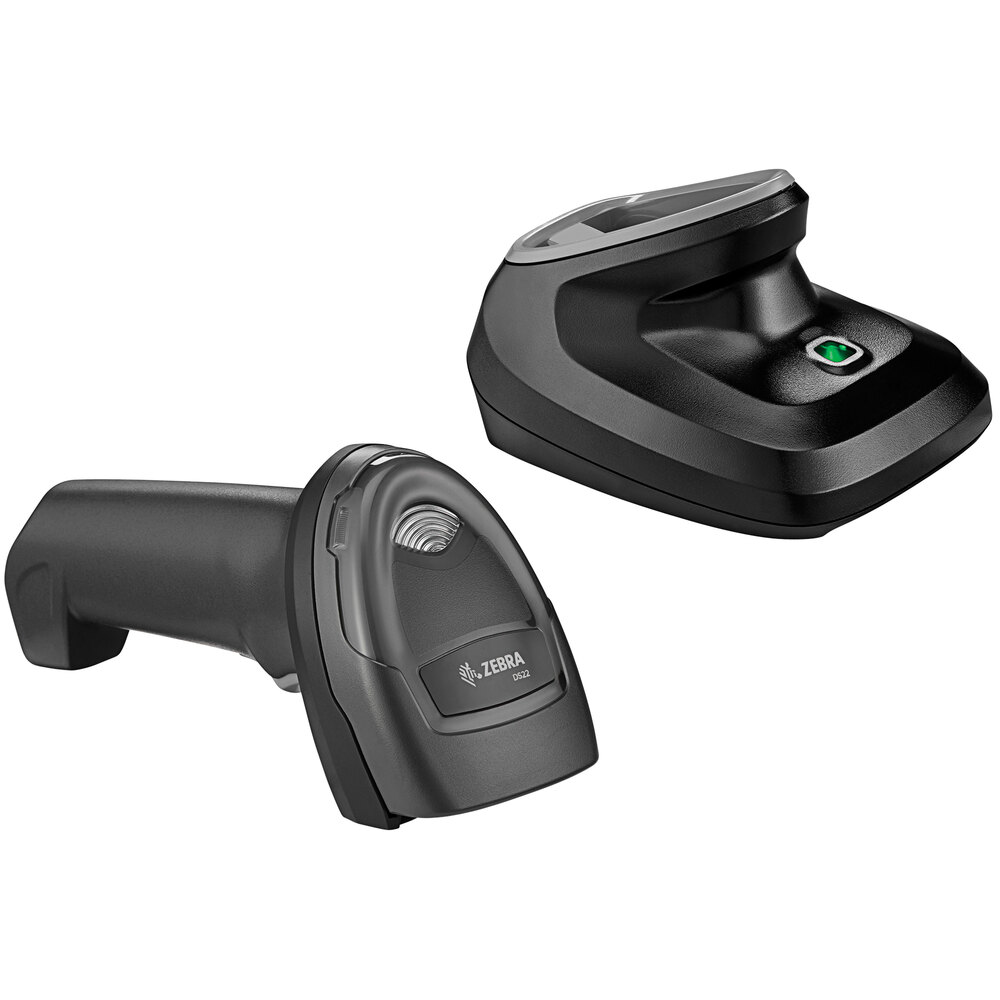 Zebra DS2278-SR6U2100PRW DS2278-SR Black Cordless USB Scanner Kit with Presentation Cradle