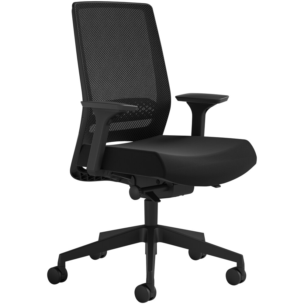 Safco Medina Black Deluxe Task Chair