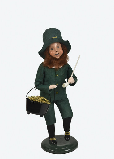 Byers' Choice Carolers, Leprechaun with Gold - 10" (2253)