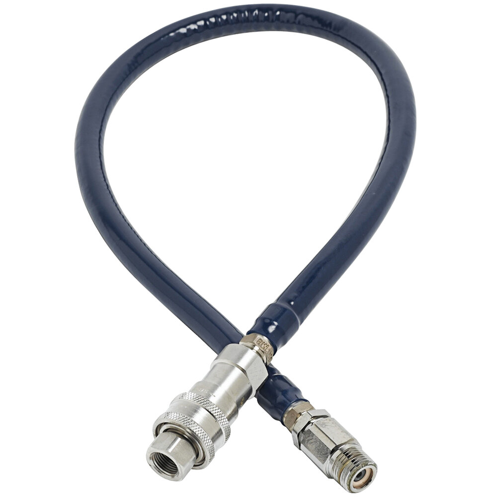 T&S HW-4C-72 Safe-T-Link 1/2" x 72" Water Appliance Hose Quick Disconnect