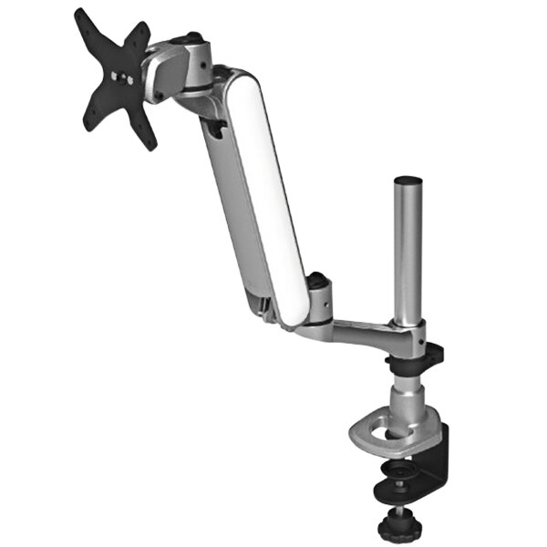Kantek MA310 White / Silver Multi-Directional Single Monitor Arm