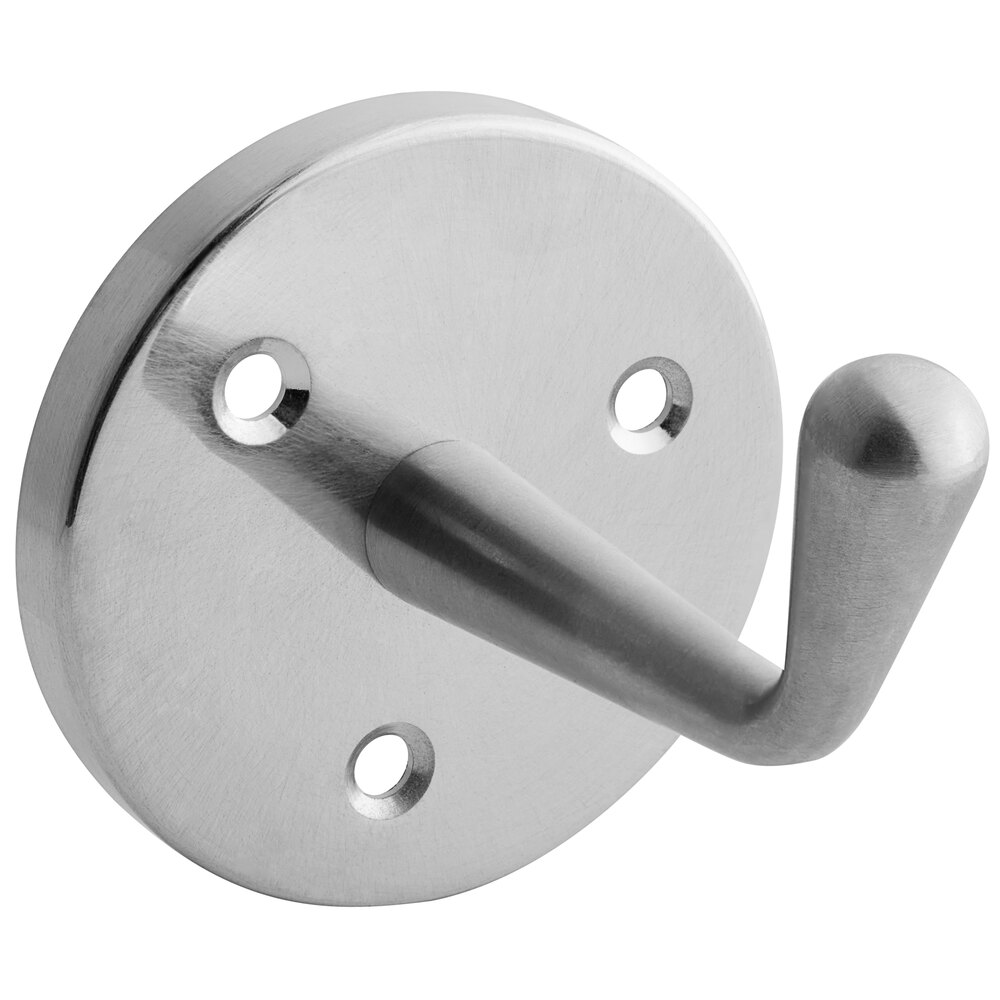 American Specialties, Inc. 10-0751-A Exposed Mount Heavy-Duty Robe Hook with Satin Finish