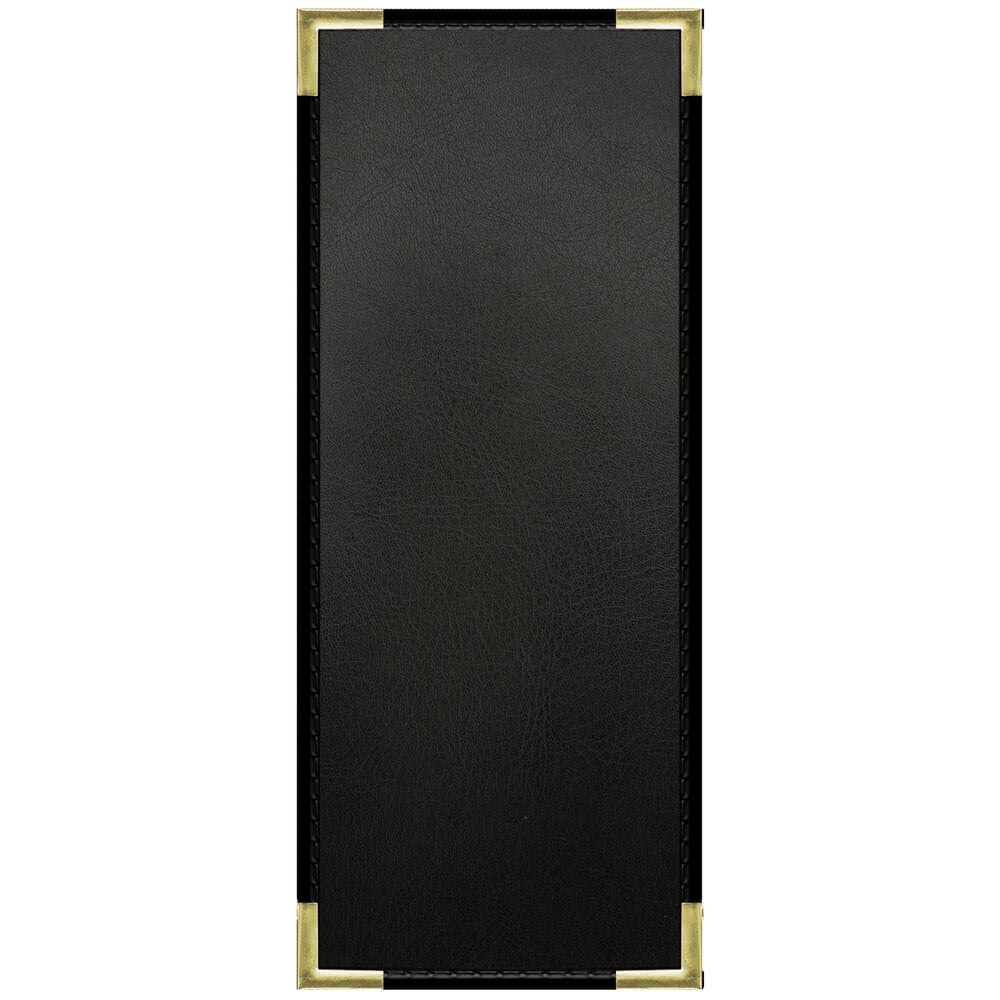 H. Risch, Inc. TAM-PKT-1V Tamarac 4 1/4" x 11" Customizable 1 View Menu Cover