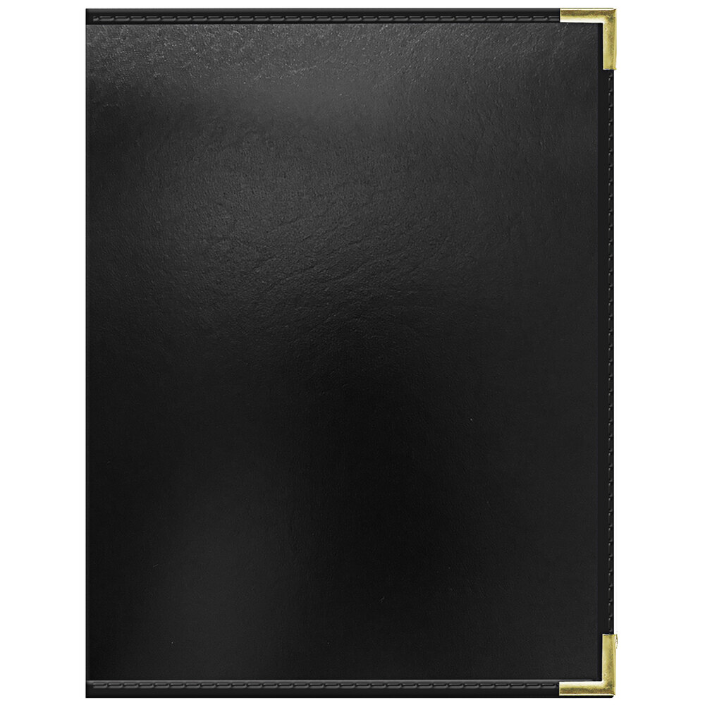 H. Risch, Inc. OM-PKT-10V Oakmont 8 1/2" x 11" Customizable 10 View Menu Cover