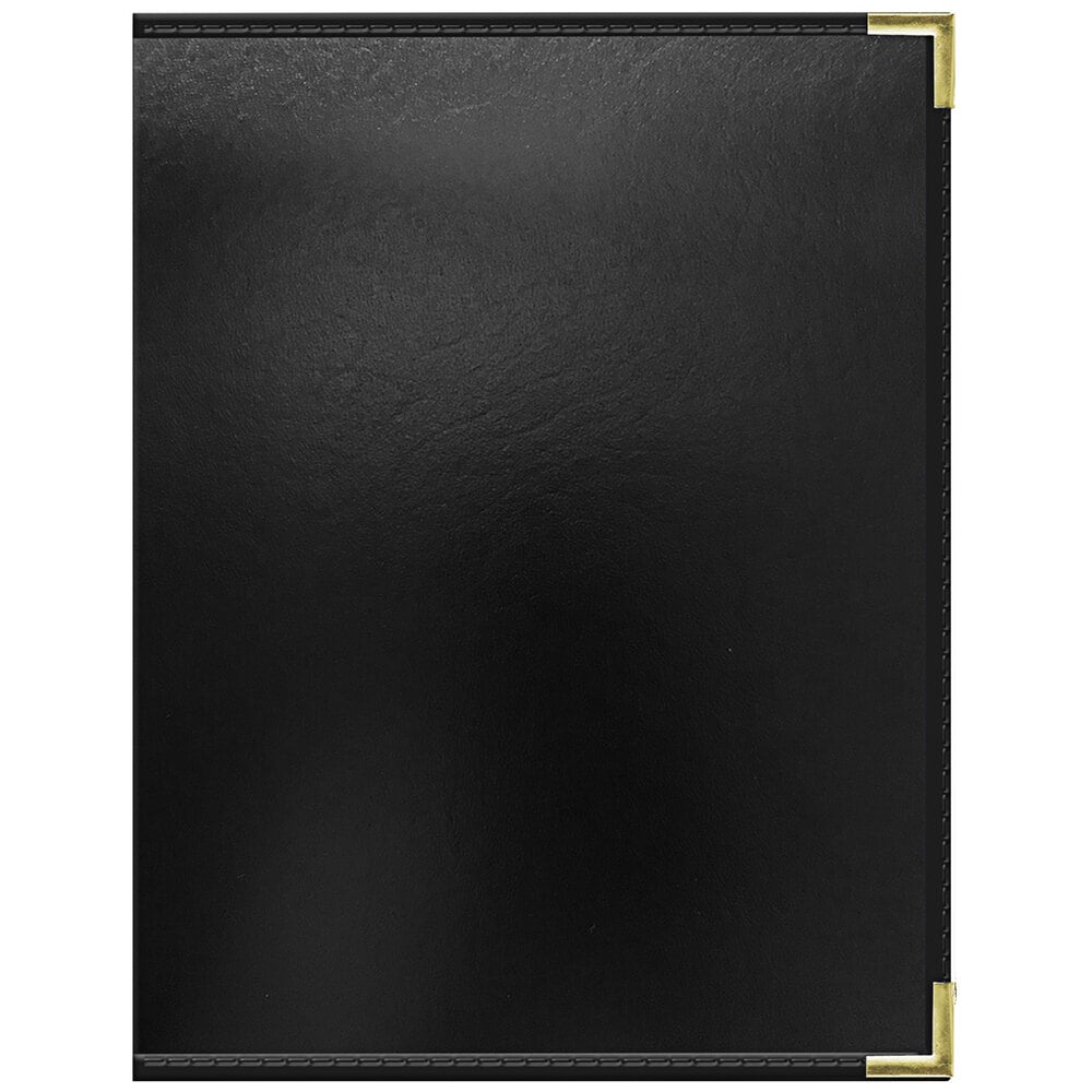 H. Risch, Inc. OM-PKT-12V Oakmont 8 1/2" x 11" Customizable 12 View Menu Cover