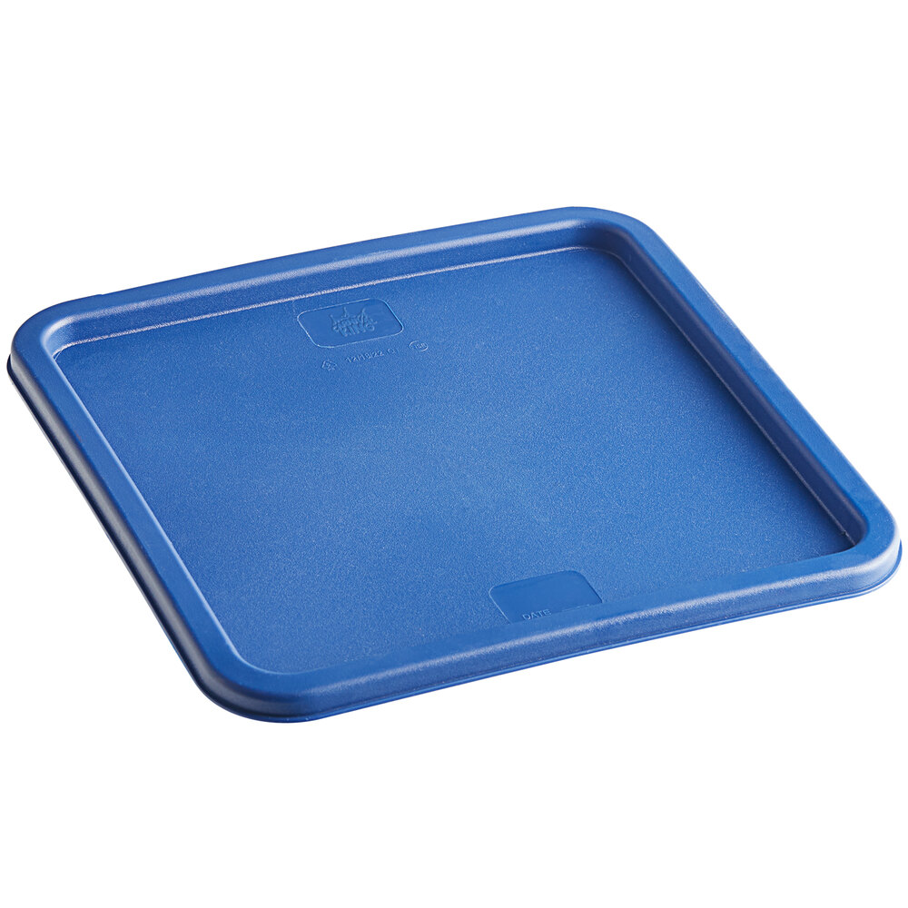 Carnival King 382SM26FCL 18 Qt. Blue Lid for Slushy Mix Fill Container