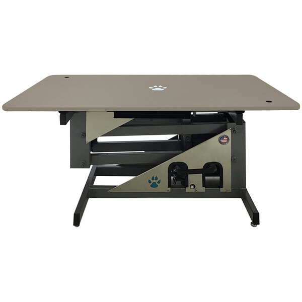 Groomer's Best GB36HYT-T 24" x 36" Hydraulic Tan Grooming Table