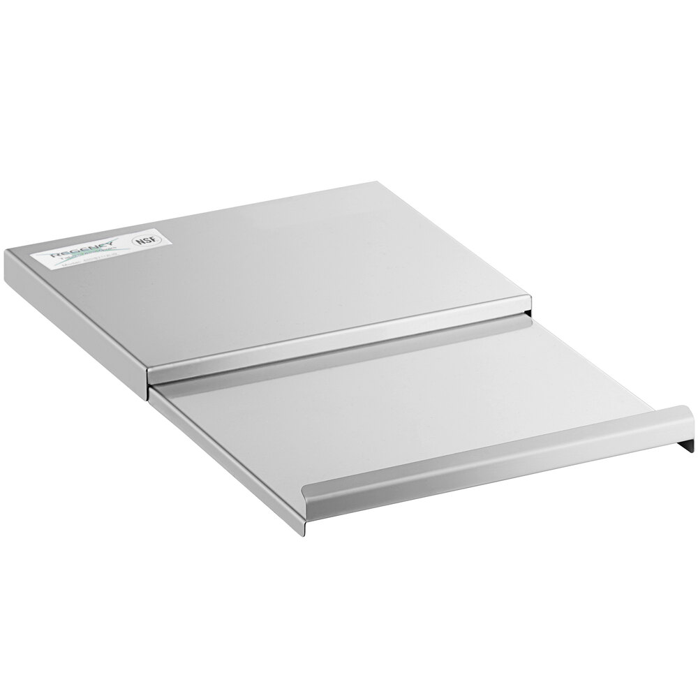 Regency Stainless Steel Sliding Lid for 21" x 12" Underbar Ice Bin