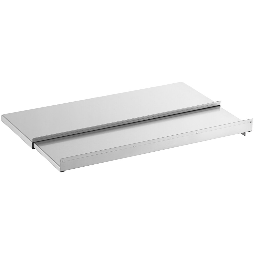 Regency Stainless Steel Sliding Lid for 18" x 24" Drop-In Ice Bins