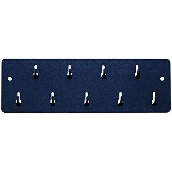 Pyramid Time Systems 43029 10" x 3 3/16" Key Rack with 9 Hooks
