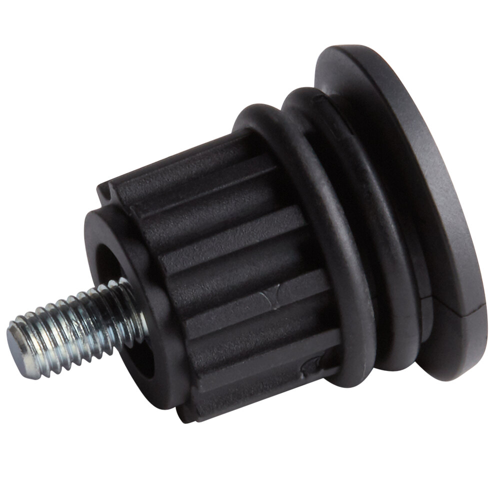 Carnival King 382PD5G18 Rubber Leg for RBD3G and RBD5G Series Refrigerated Beverage Dispensers