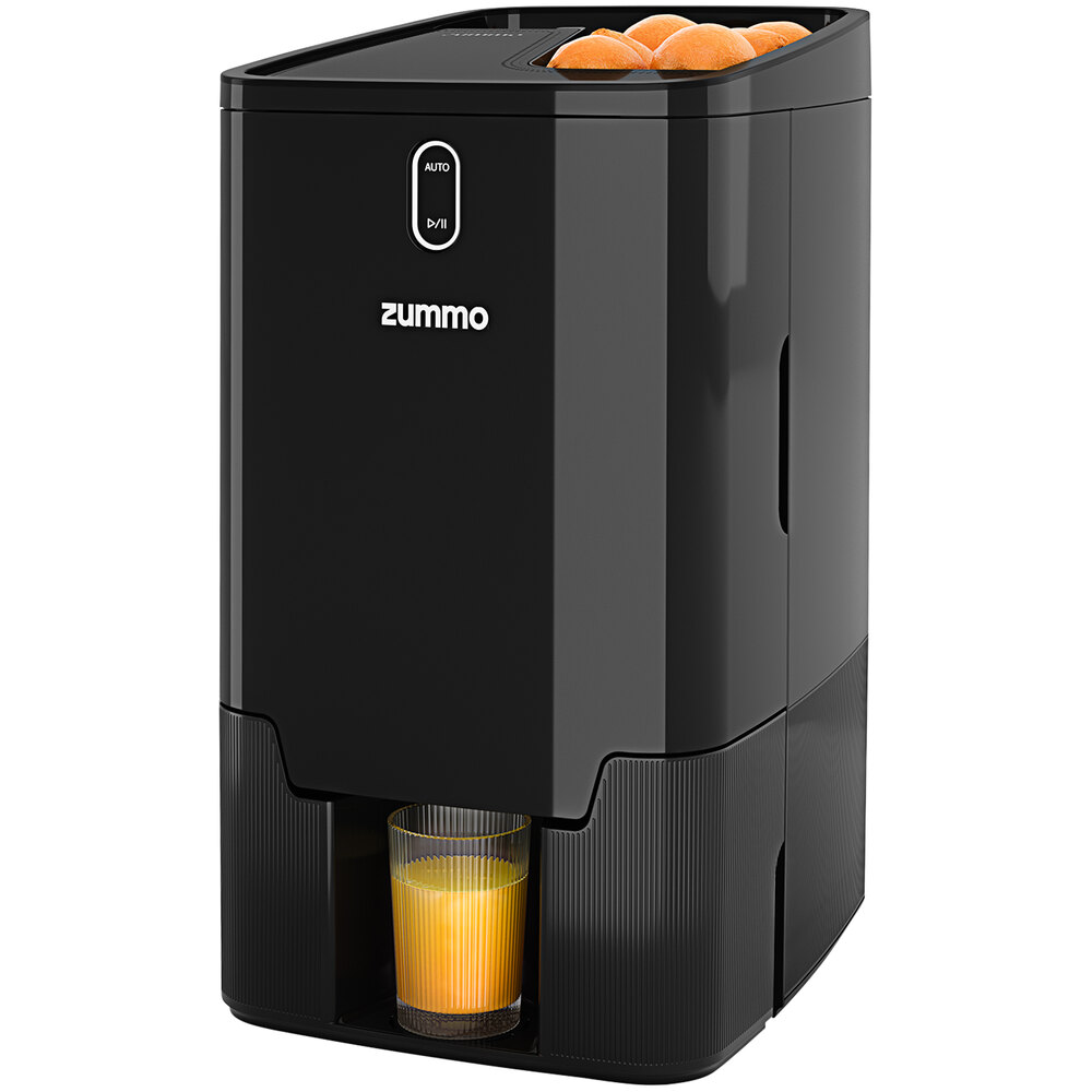 Zummo Viva Z25-BL Midnight Black Commercial Juicer - 10 Fruits / Minute - 120V