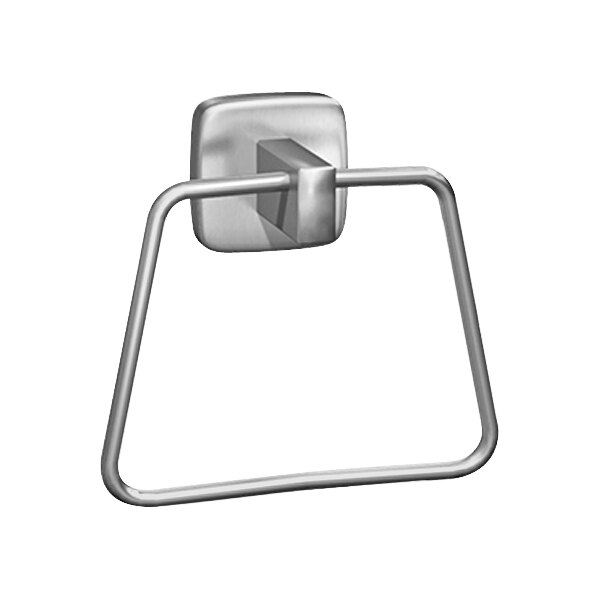 American Specialties, Inc. Satin Stainless Steel Surface-Mounted Towel Ring 10-7385-S-PK - 4/Pack