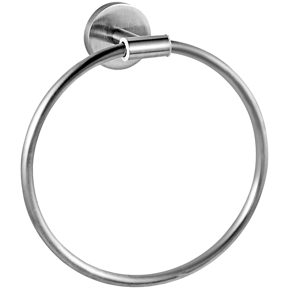 American Specialties, Inc. 7" Stainless Steel Towel Ring with Satin Finish 10-7306